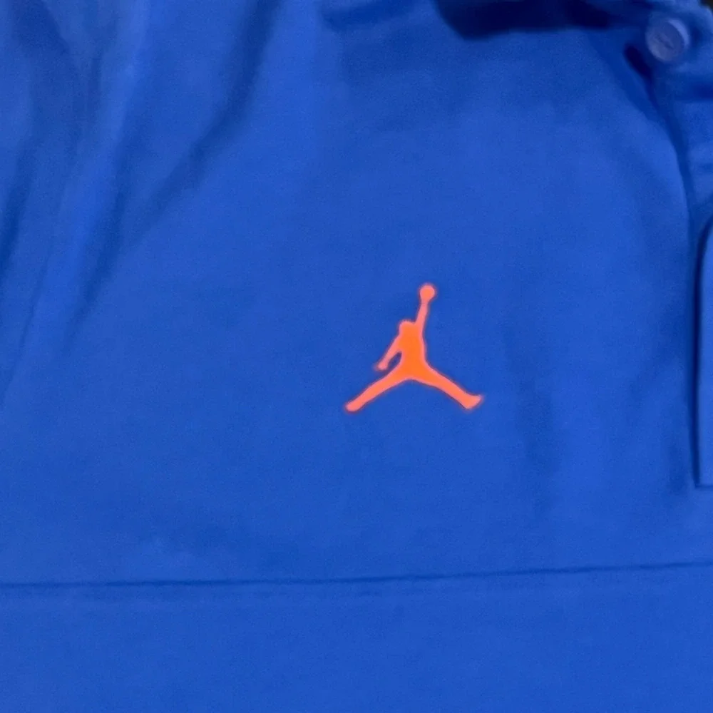 Nike Air Jordan Florida Gators Polo‎ Mens XL Jumpman Dri Fit Blue